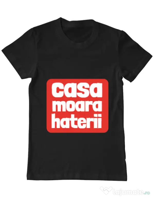 Tricou ADLER barbat Casa moara haterii Negru
