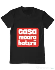 Tricou ADLER barbat Casa moara haterii Negru