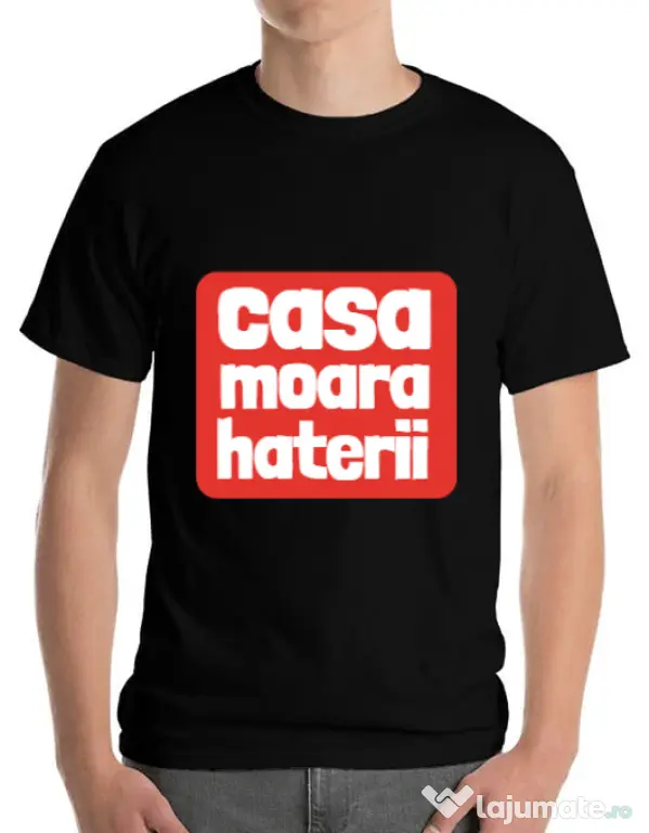 Tricou ADLER barbat Casa moara haterii Negru