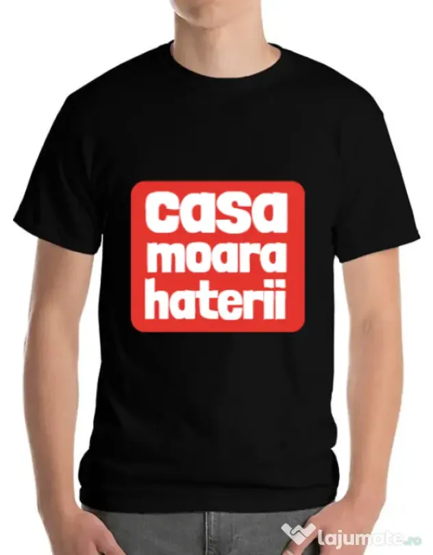 Tricou ADLER barbat Casa moara haterii Negru