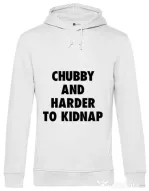 Hoodie barbat cu gluga Chubby Alb