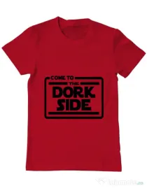 Tricou ADLER barbat Dork side Rosu