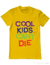 Tricou ADLER barbat Cool kids Galben