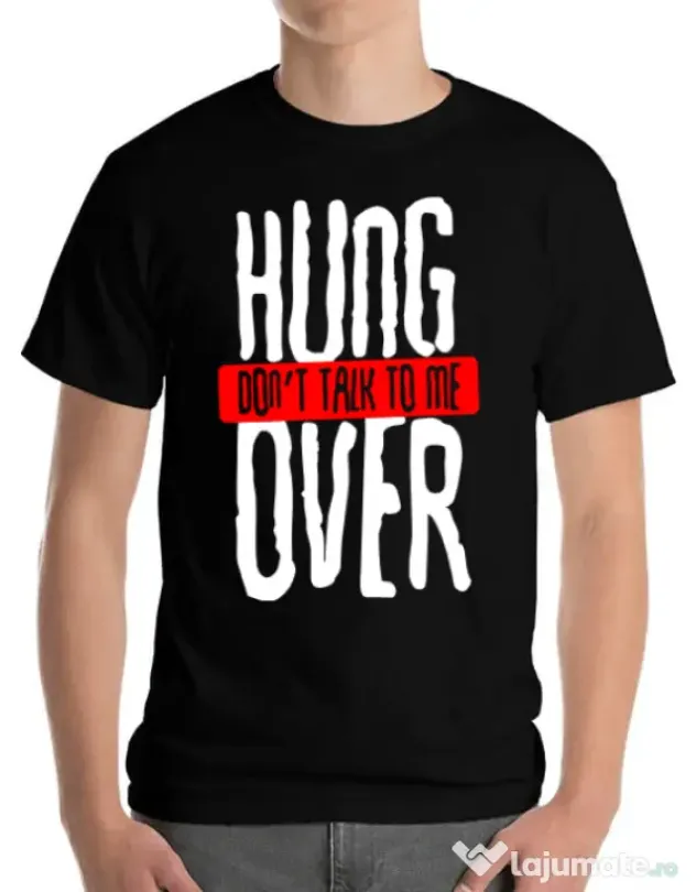 Tricou ADLER barbat Don't talk to me Negru