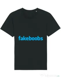 Tricou STANLEY STELLA barbat Fakeboobs Negru