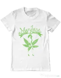 Tricou ADLER barbat Mary Jane Alb