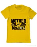 Tricou ADLER barbat Mother of dragons 2 Galben