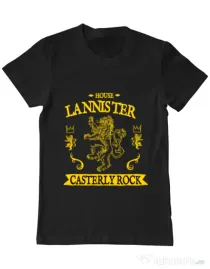 Tricou ADLER barbat House Lannister Negru