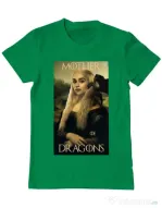 Tricou ADLER barbat Mother of dragons 3 Verde mediu