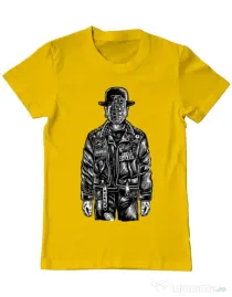 Tricou ADLER barbat The son of grenade Galben