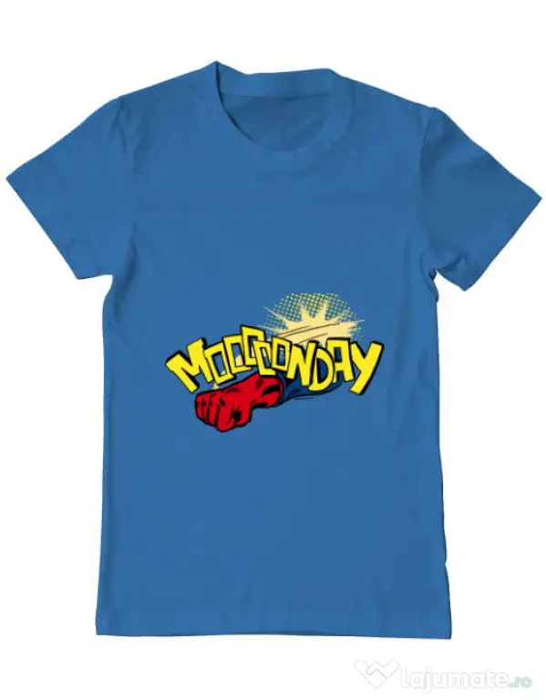 Tricou ADLER barbat Mooonday Albastru azuriu