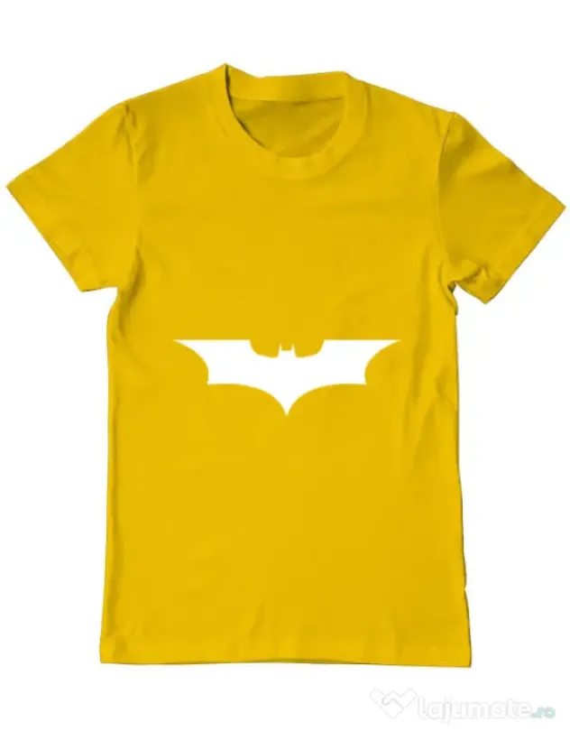 Tricou ADLER barbat Dark knight Galben