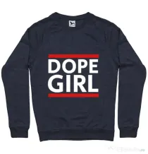 Bluza ADLER barbat Dope girl Denim inchis