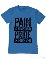Tricou ADLER barbat Pain and pride Albastru azuriu