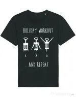 Tricou STANLEY STELLA barbat Holiday workout Negru