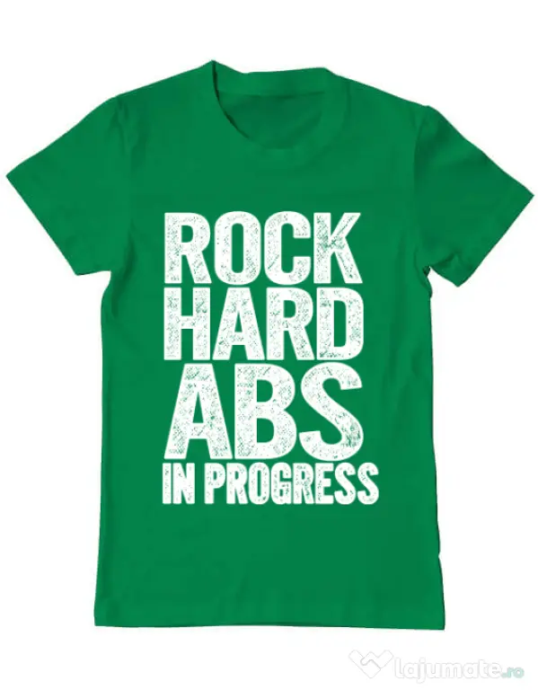 Tricou ADLER barbat Rock hard abs Verde mediu