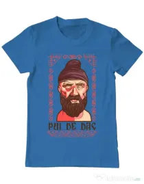 Tricou ADLER barbat Pui de dac Albastru azuriu