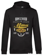 Hoodie barbat cu gluga Militari Negru