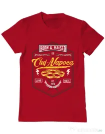 Tricou ADLER barbat Cluj Napoca Rosu