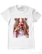 Tricou ADLER barbat Sniff the life Alb