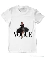 Tricou ADLER barbat Little black tutu Alb