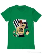 Tricou ADLER barbat I am not a morning person Verde mediu