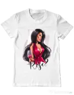 Tricou ADLER barbat Lady in red Alb