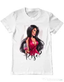 Tricou ADLER barbat Lady in red Alb