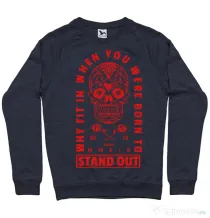 Bluza ADLER barbat Born to stand out Denim inchis