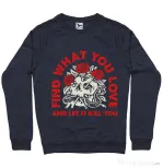 Bluza ADLER barbat Find what you love Denim inchis