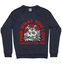 Bluza ADLER barbat Find what you love Denim inchis