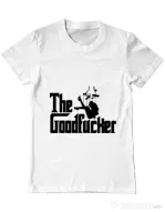 Tricou ADLER barbat The goodfucker Alb