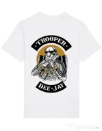 Tricou STANLEY STELLA barbat Trooper Dee Jay Alb