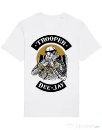 Tricou STANLEY STELLA barbat Trooper Dee Jay Alb