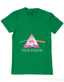 Tricou ADLER barbat Pink Freud Verde mediu