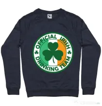 Bluza ADLER barbat Irish Drinking Team Denim inchis