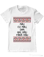 Tricou ADLER barbat Rau cu rau Alb
