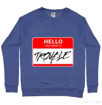 Bluza ADLER barbat Trouble Albastru melanj