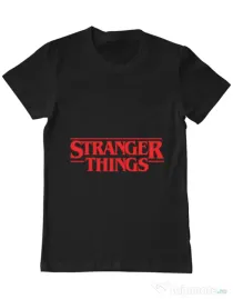 Tricou ADLER barbat Stranger things Negru
