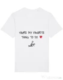 Tricou STANLEY STELLA barbat Favorite thing Alb