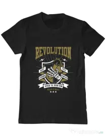Tricou ADLER barbat Revolution Negru
