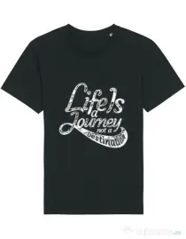 Tricou STANLEY STELLA barbat Life Is A Journey Negru
