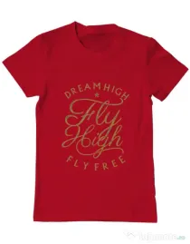 Tricou ADLER barbat Fly High Rosu