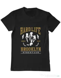 Tricou ADLER barbat Hard Life Negru