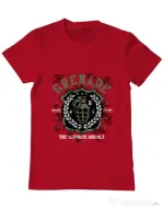 Tricou ADLER barbat Grenade Rosu