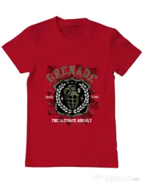 Tricou ADLER barbat Grenade Rosu