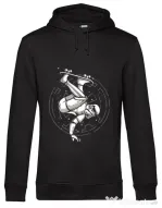 Hoodie barbat cu gluga Skatetrooper Negru