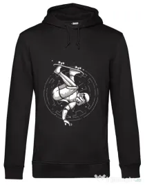 Hoodie barbat cu gluga Skatetrooper Negru