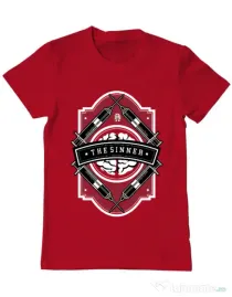 Tricou ADLER barbat The Sinner Rosu