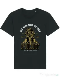 Tricou STANLEY STELLA barbat Let Your Soul Be Your Pilot Negru